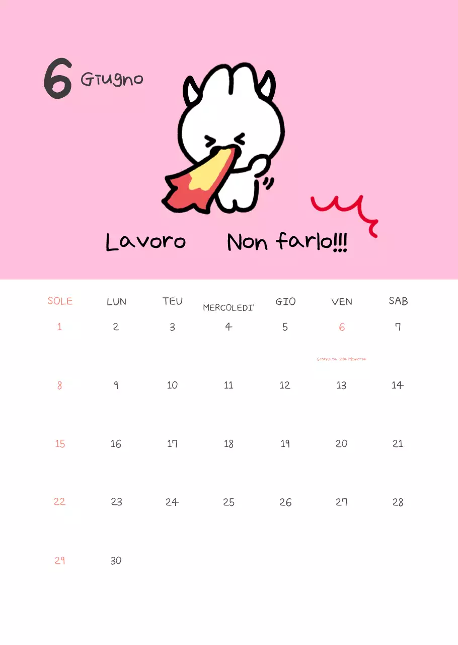 Calendario giallo semplice del lavoratore d'ufficio