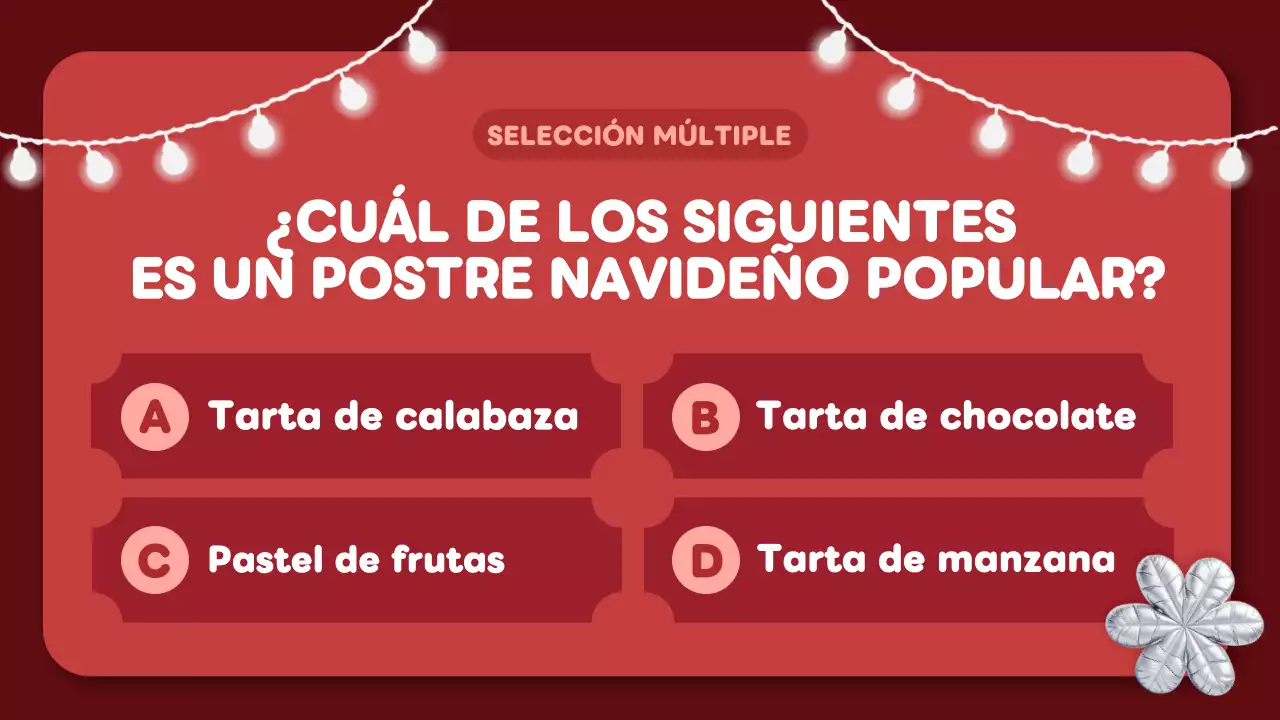 diseño del cuestionario de navidad