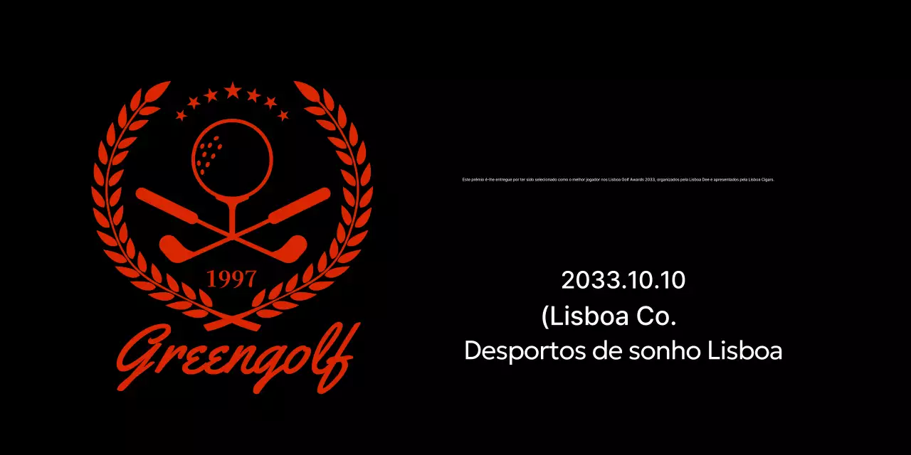 Listagem do Black Classic Golf