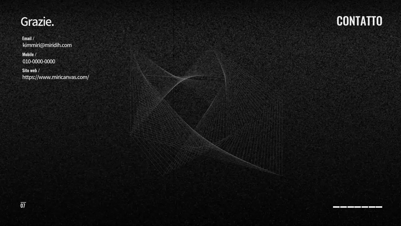 Comunicare le informazioni sul portafoglio Black Modern