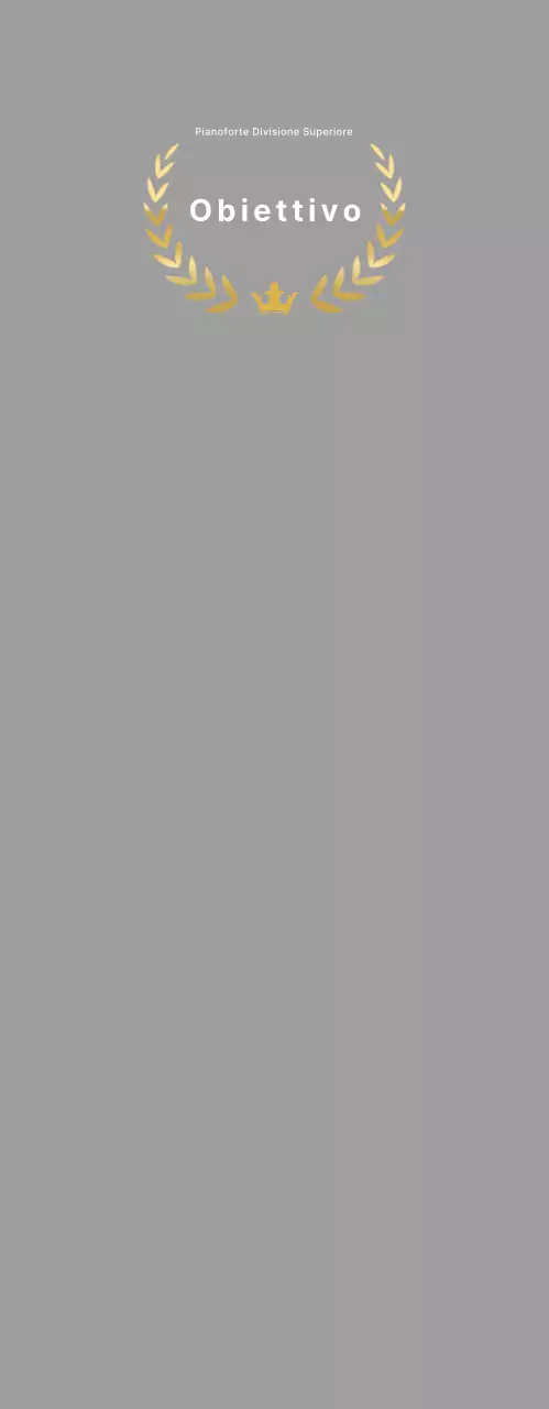 Targa per concorso di pianoforte semplice