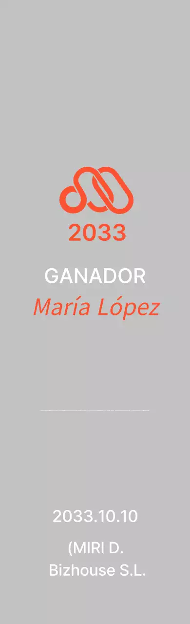 Certificado de premio Grey Simple