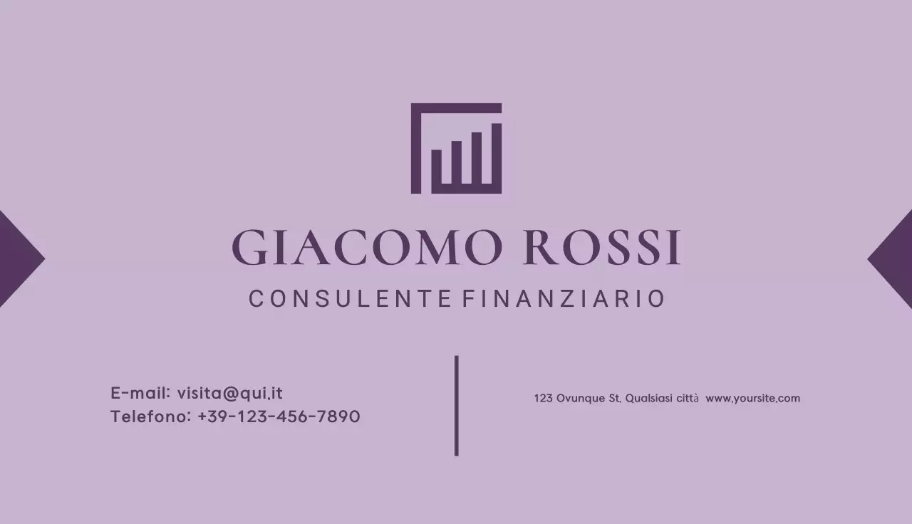 tessera finanziaria professionale viola