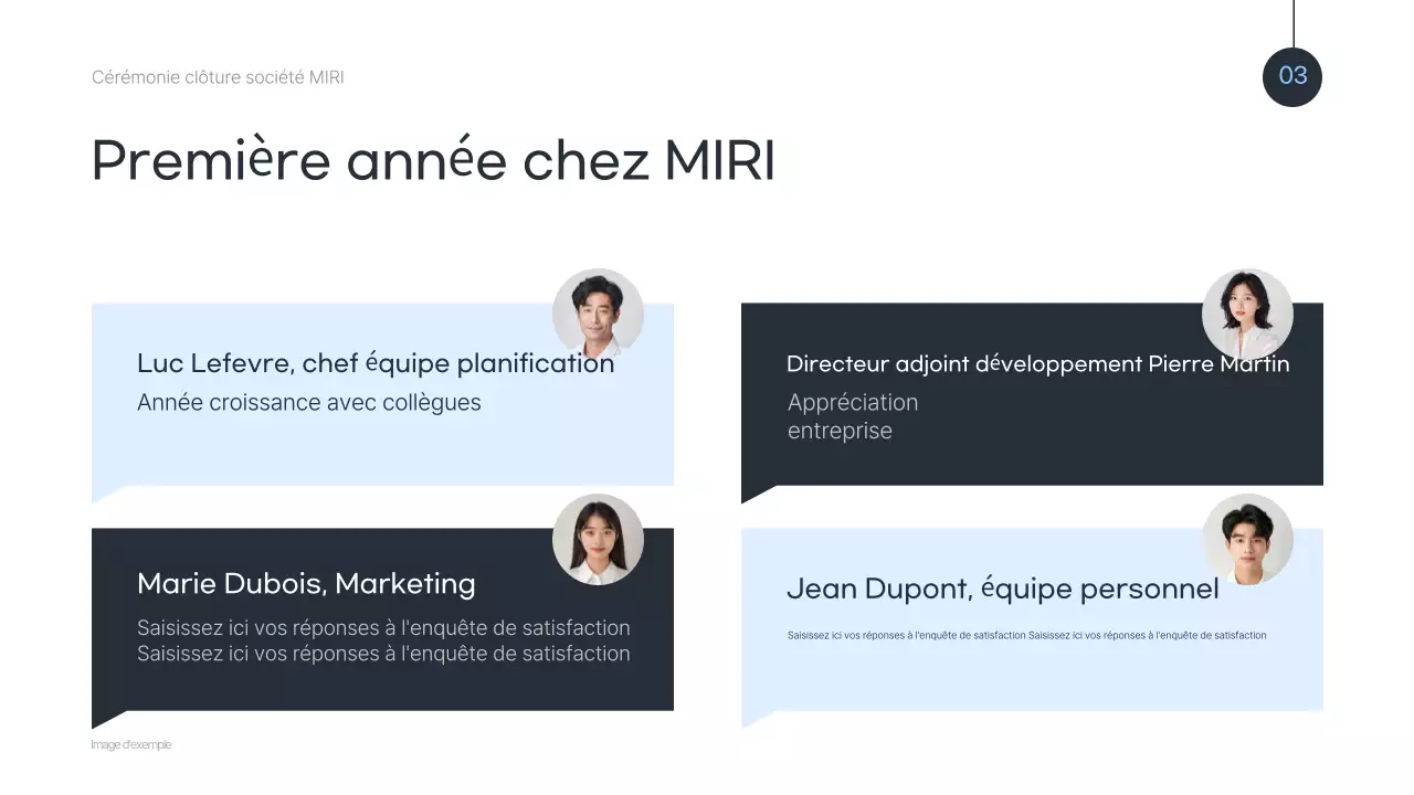 Célébrer la fin de l'année en bleu moderne