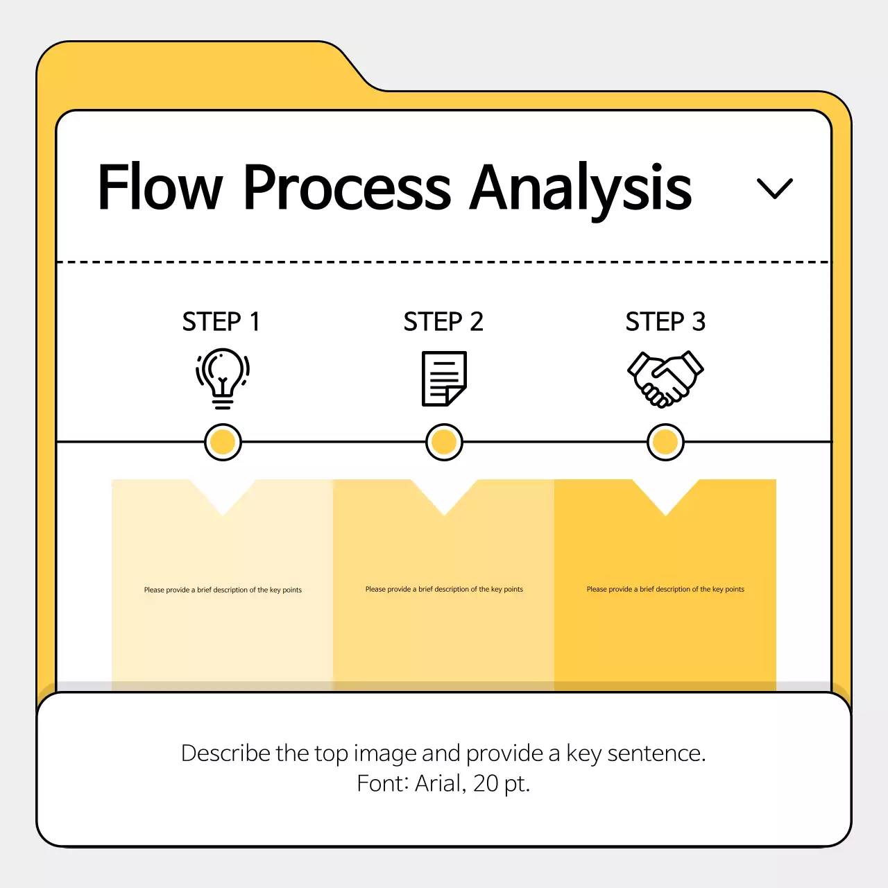 Modelo de negócio simples amarelo Instagram Carousel