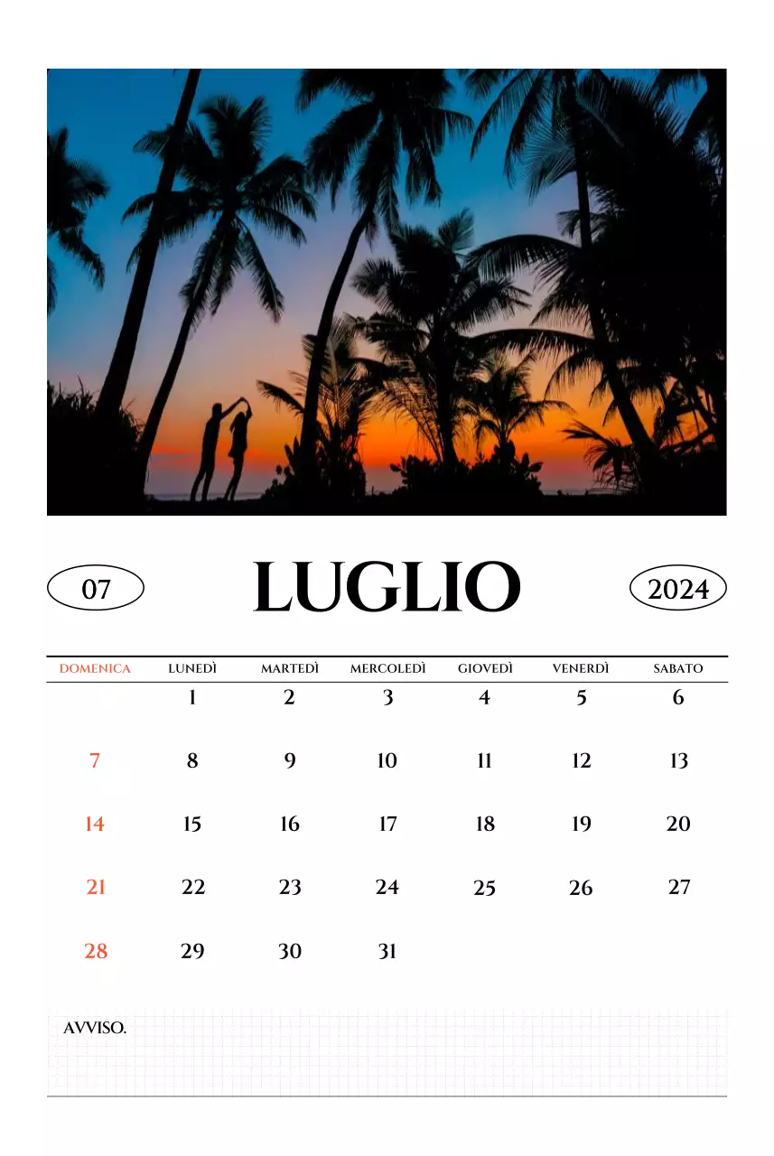 Calendario da parete in stile semplice con concetto di fotografia di viaggio emozionale in bianco e nero
