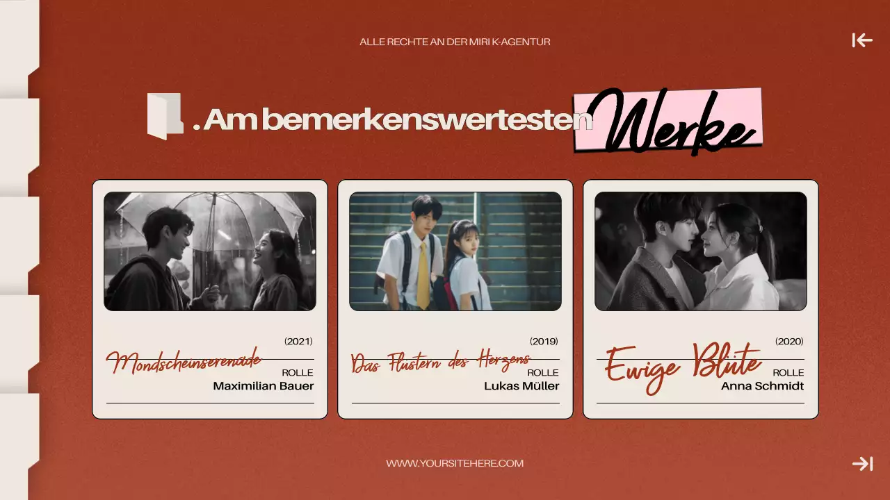 Pink Modern Drama Pitch