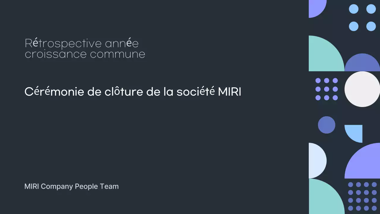 Célébrer la fin de l'année en bleu moderne