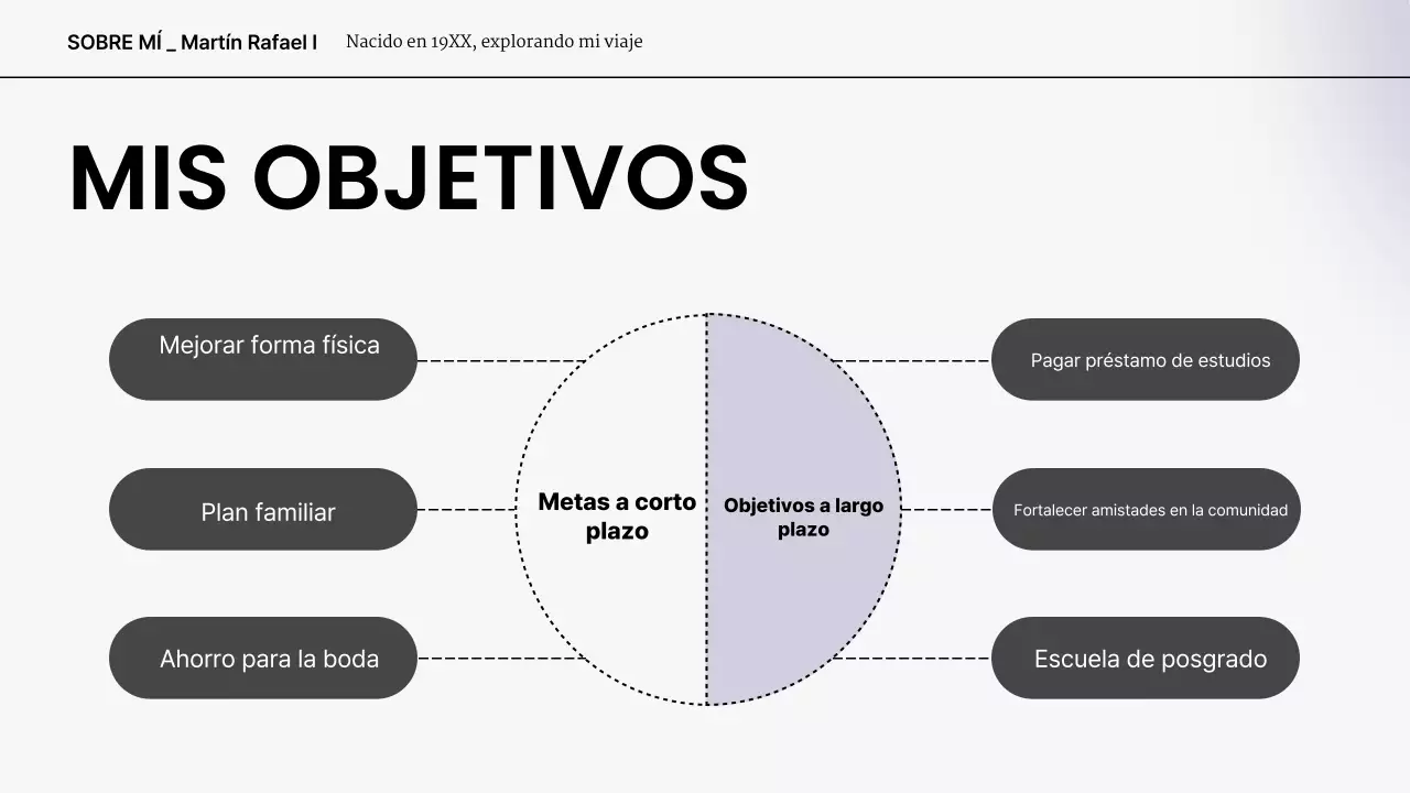 gris blanco moderno portafolio de presentación