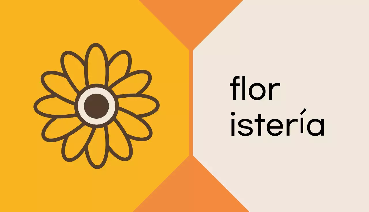 tarjeta de visita moderna naranja