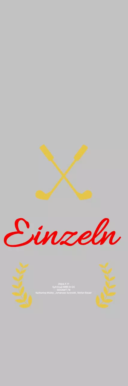 Graue einfache Golf-Plakette