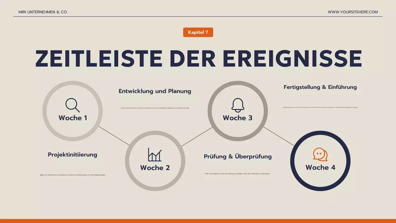 navy modern business presentation