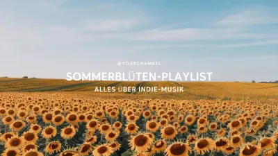 gelbe ästhetische Musik-Wiedergabeliste