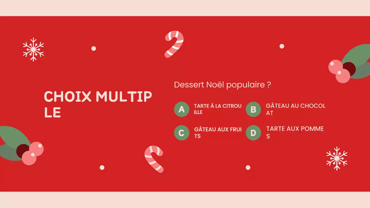 Présentation de Noël rétro rouge