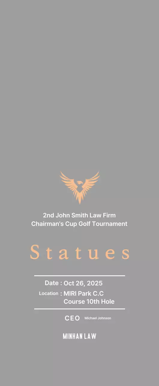 Neat golf tournament plaque with an eagle