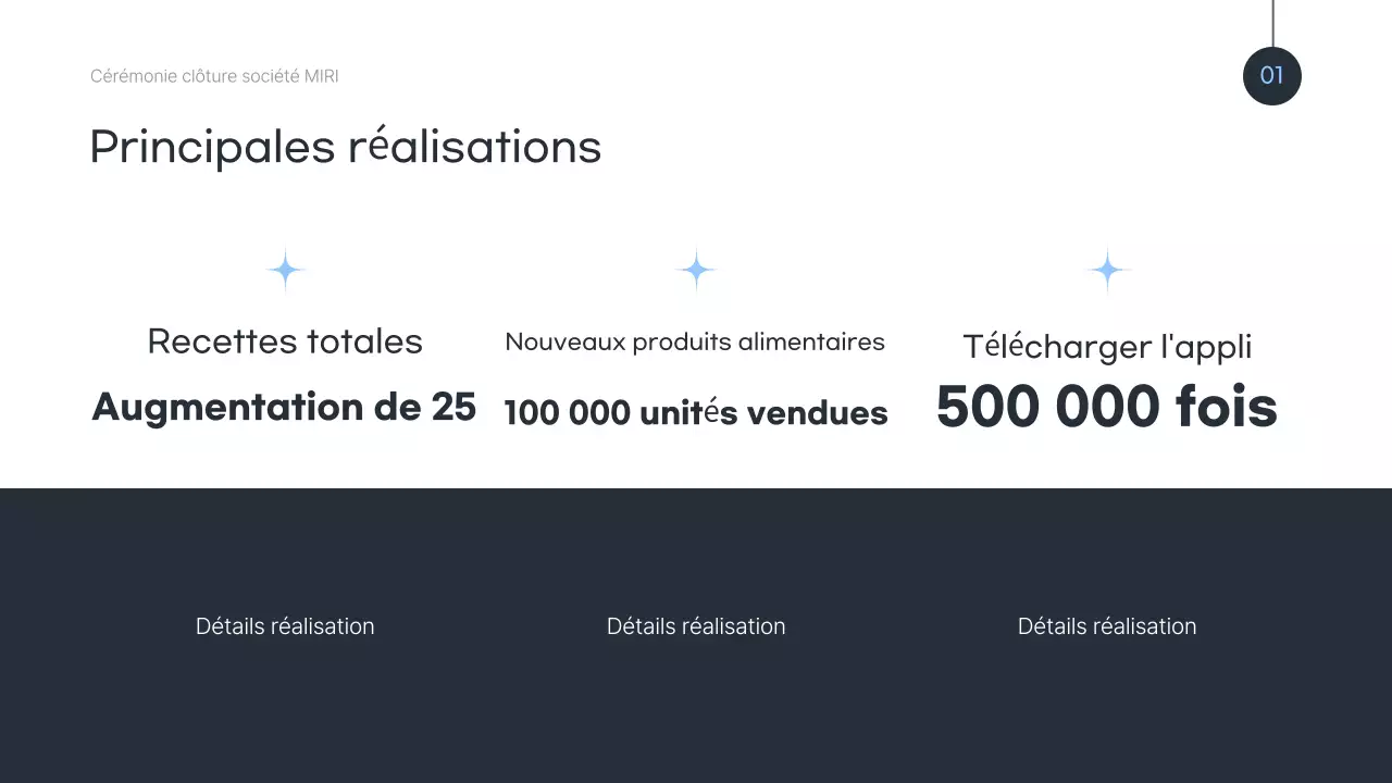 Célébrer la fin de l'année en bleu moderne