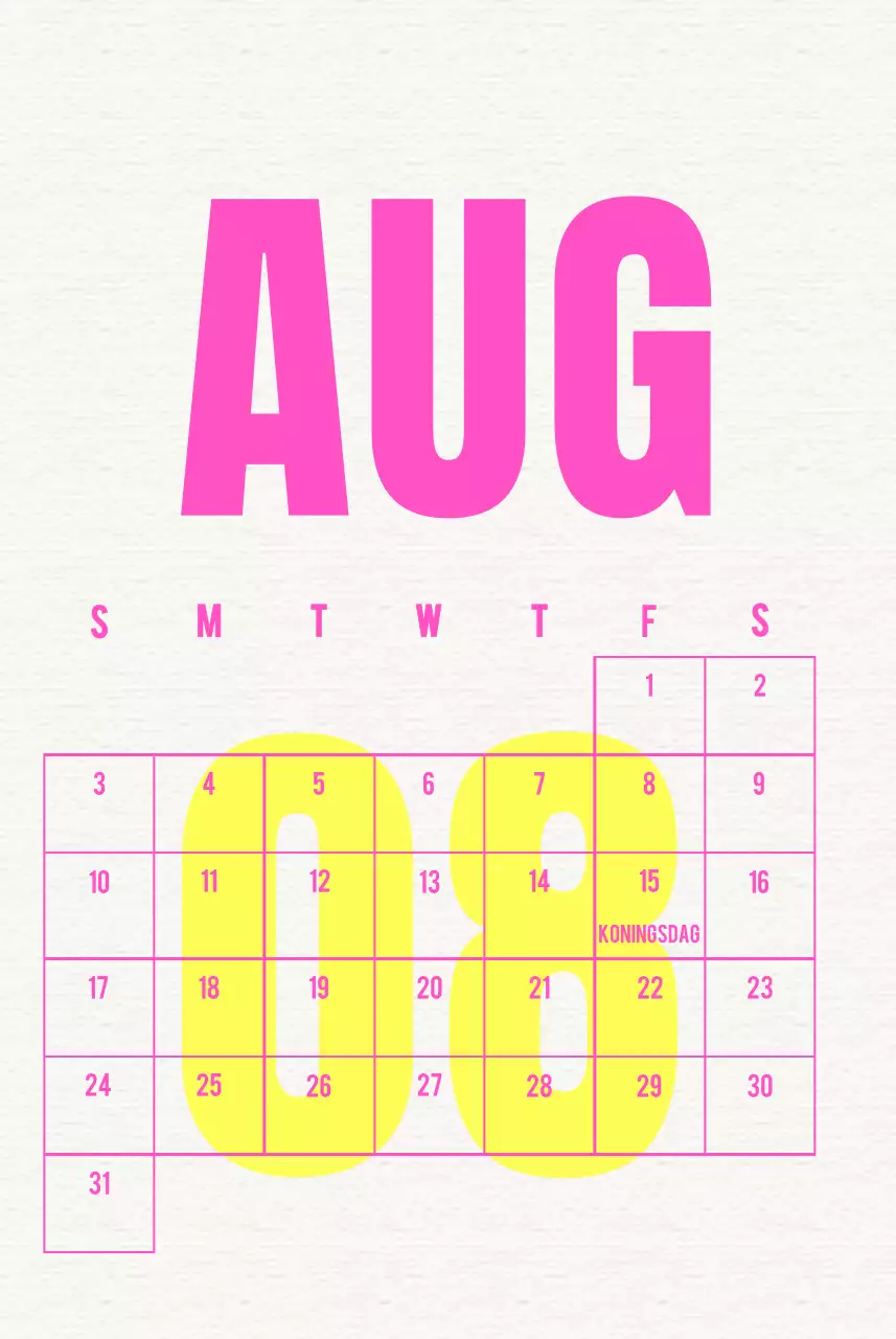 Vier Blauw Vintage Kalender