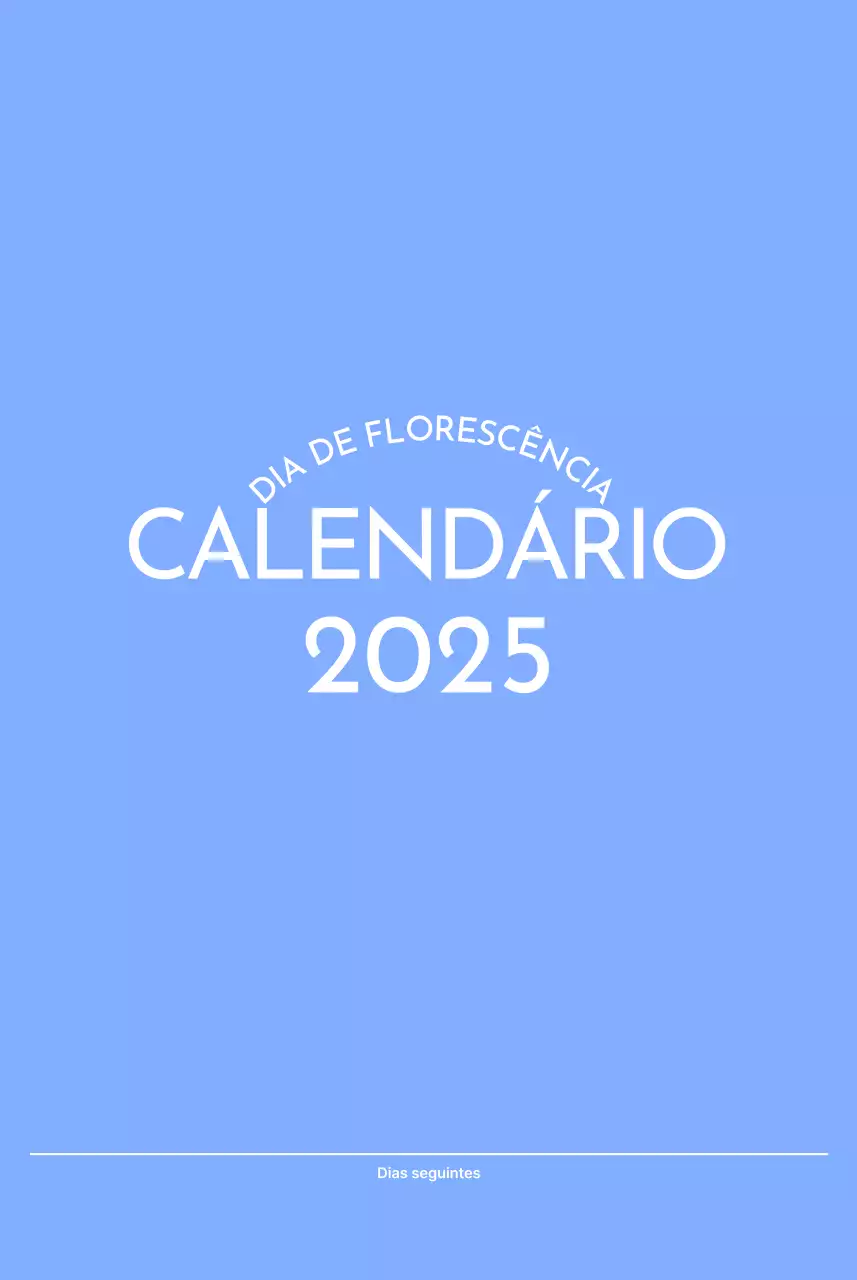Calendário de acompanhamento de objectivos fotográficos com um toque de azul
