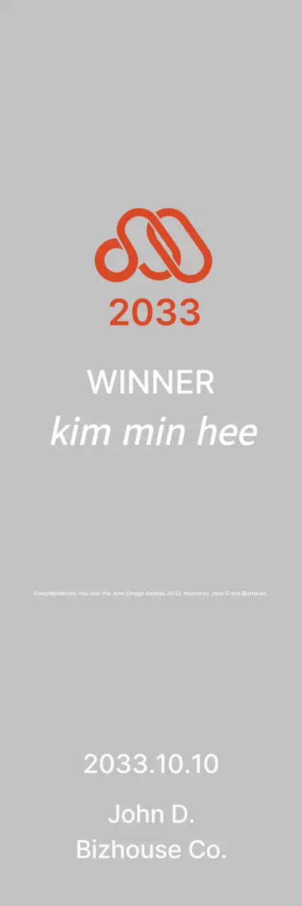 Listagem de design moderno cinzento