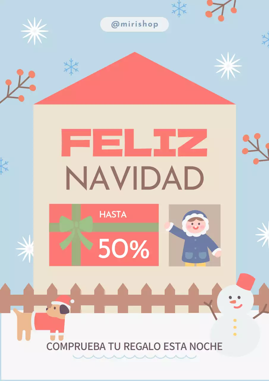 Ofertas de Navidad acogedoras en azul claro