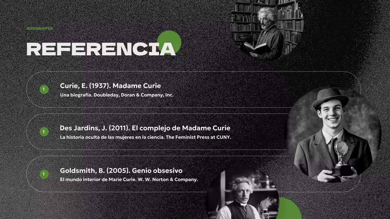 presentación de la biografía moderna de green