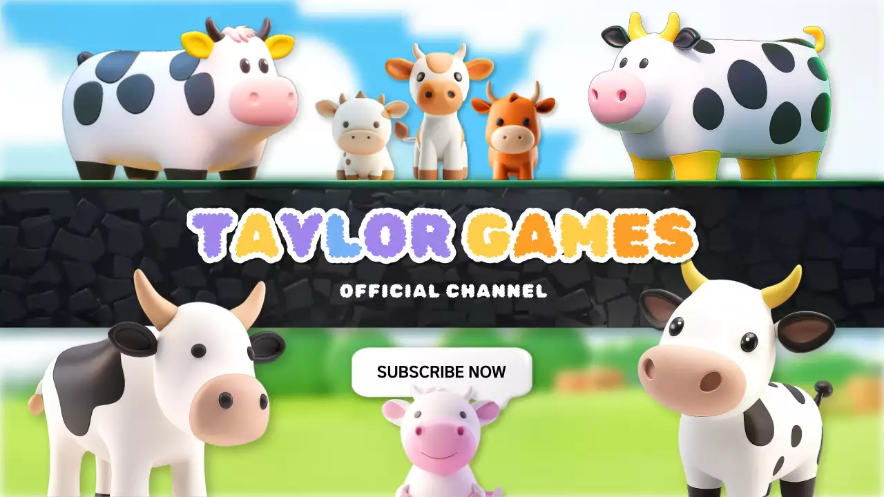 Colorful Animation Gaming Promotion YouTube Thumbnail