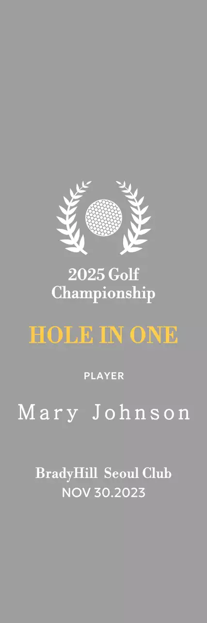 A classic golf tournament trophy featuring a laurel wreath wrapped around a golf ball.