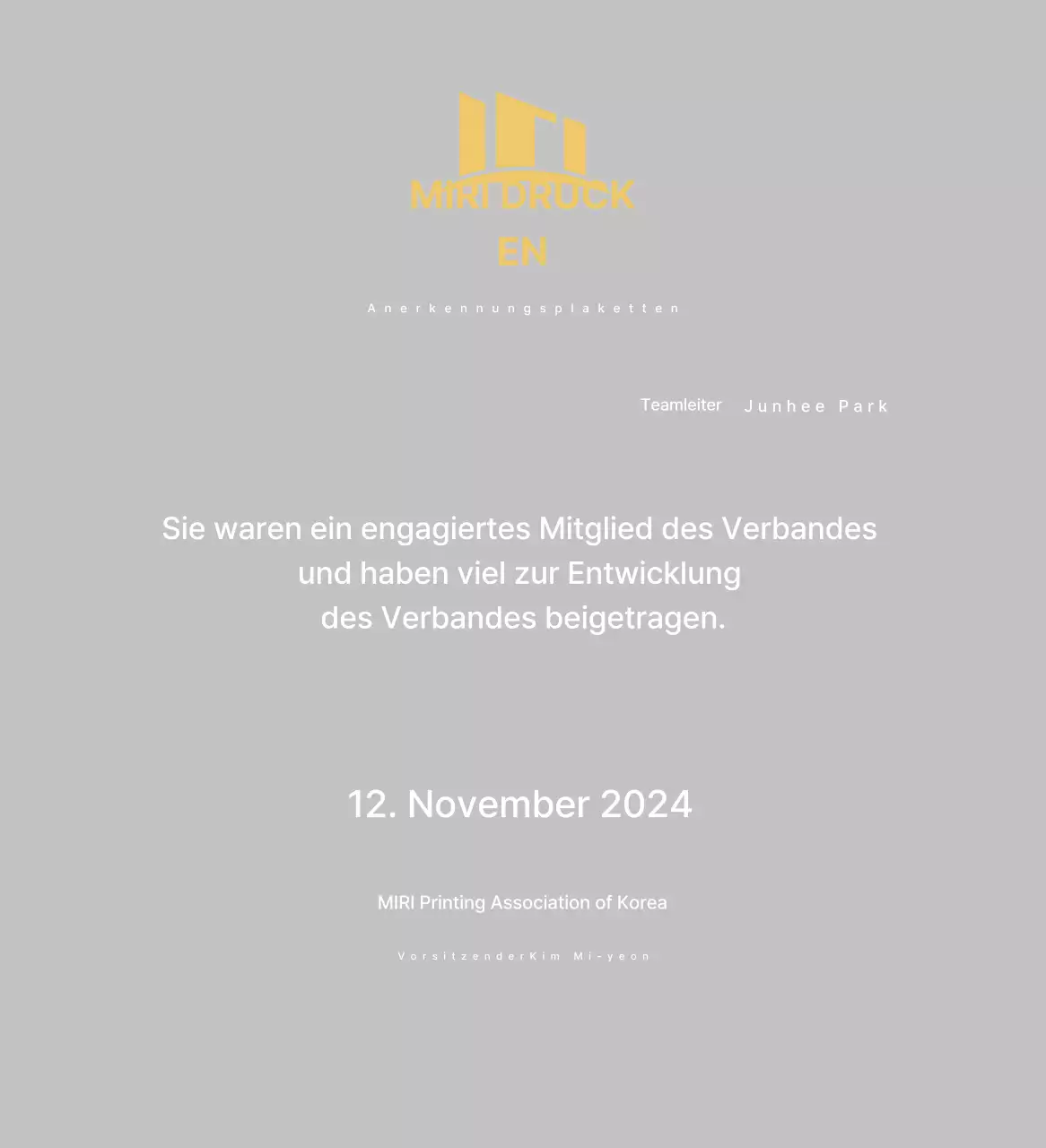 Gold Neat Appreciation Plaque