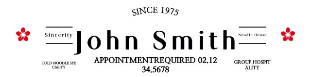 Black Traditional Cold Noodle Ad