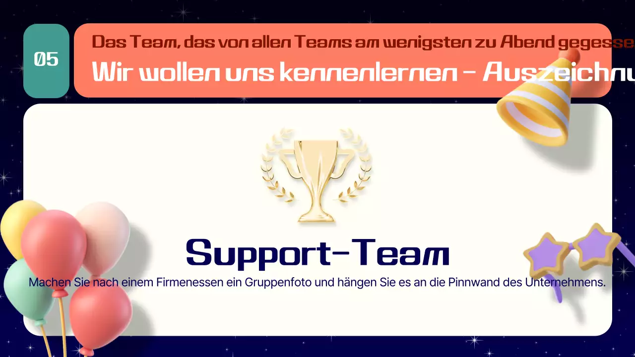 Navy Modern Preisverleihungszeremonie zum Jahresende