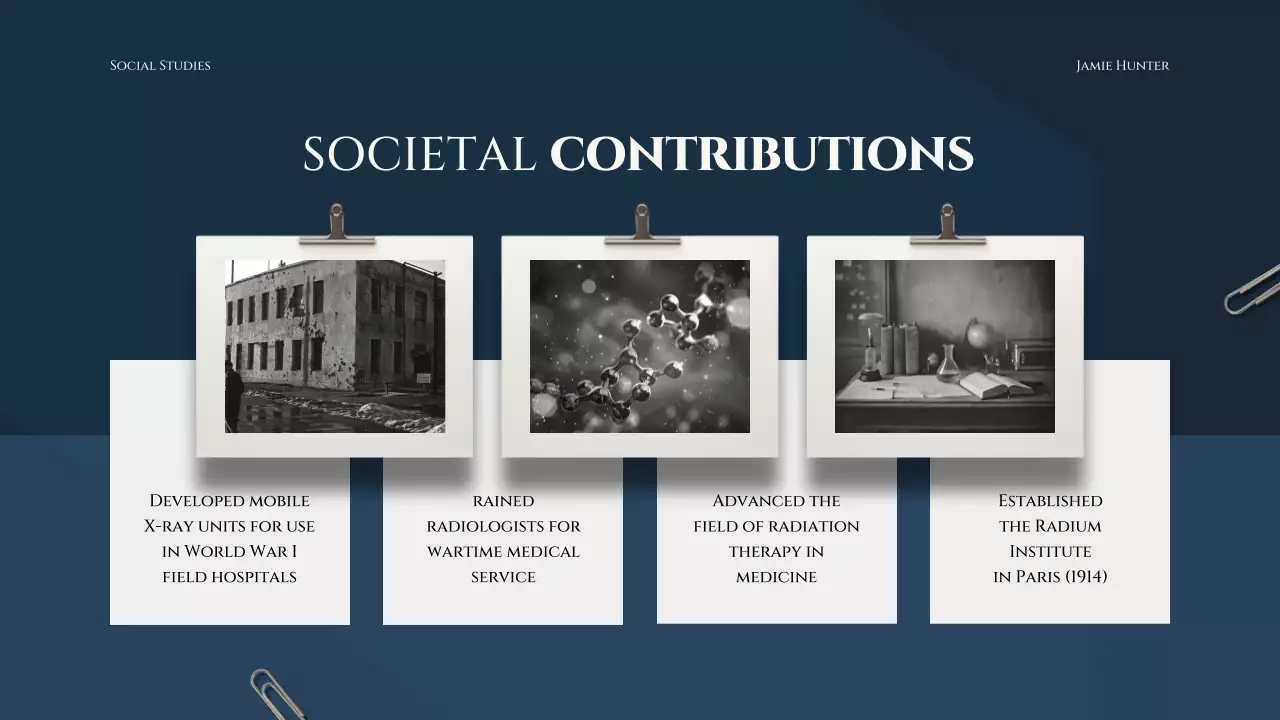 Blue Modern Scientist Lecture Presentation