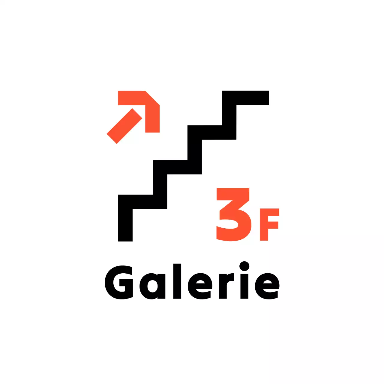 Schwarz Einfacher Galerieführer