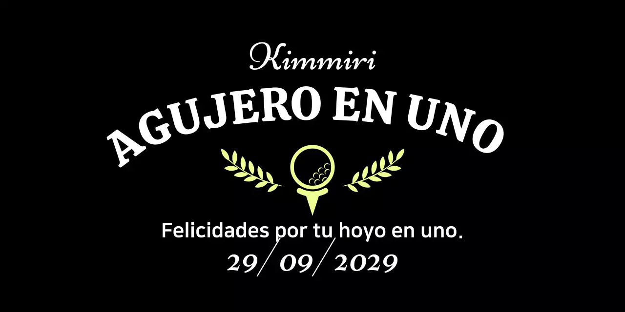 Blanco Vintage Golf Celebración