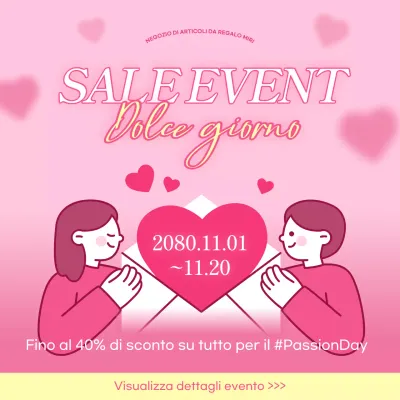 Evento di vendita Pink Cosy