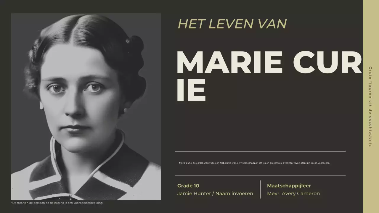 grijze klassieke geschiedenis presentatie