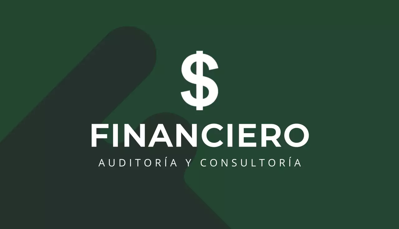 tarjeta de visita financiera moderna y ecológica