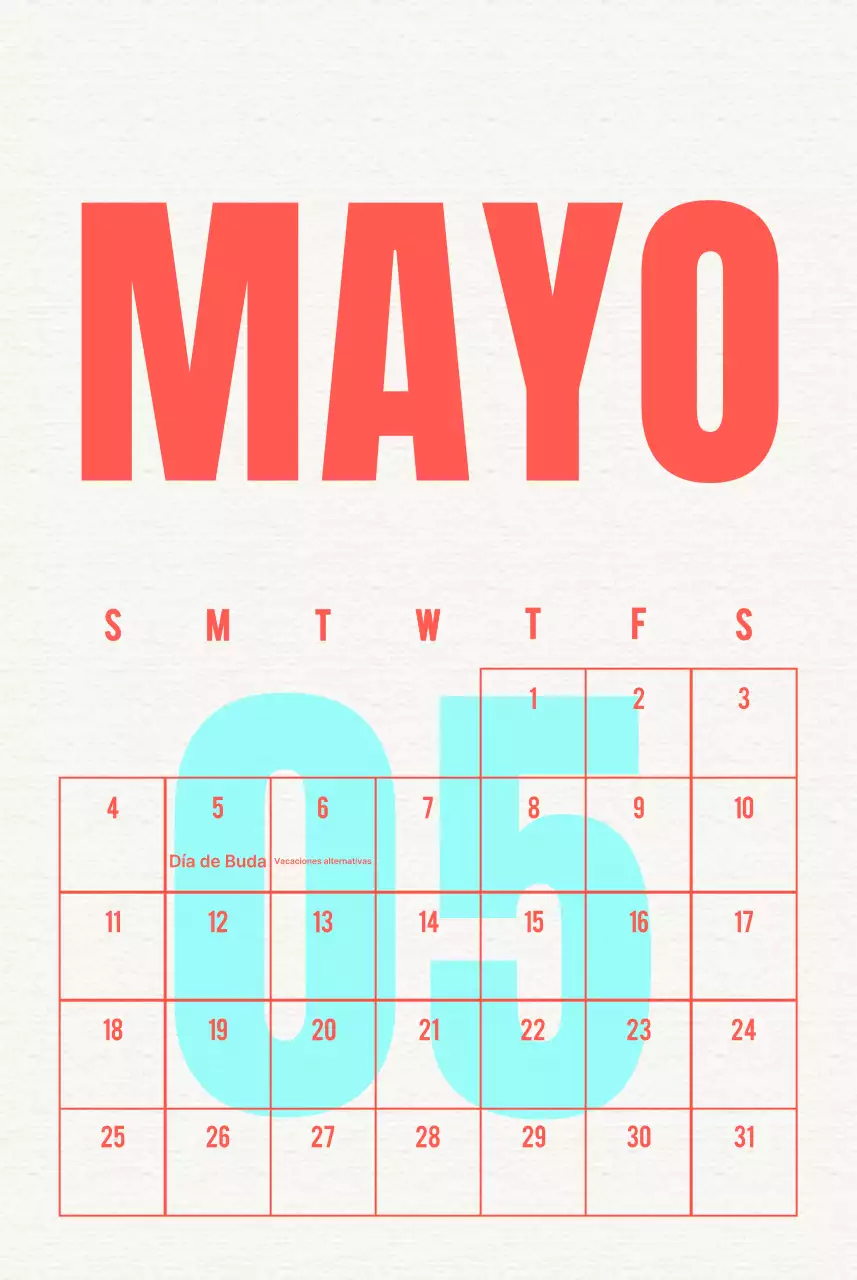 Calendario Vintage Celebrate Blue