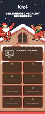 bruine feestelijke huisdieren checklist