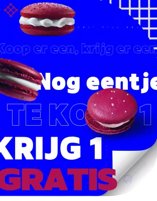 Blue Pop Dessert Promotie