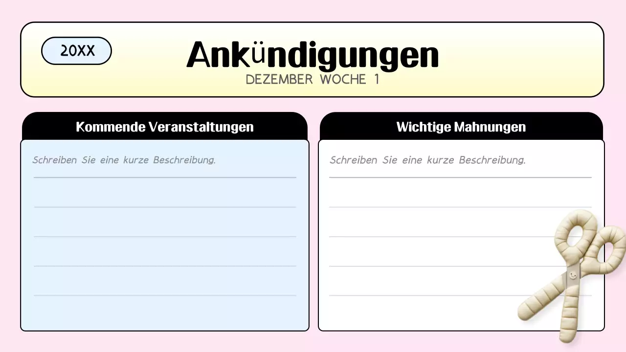 rosa trendy Klasse Agenda Planer