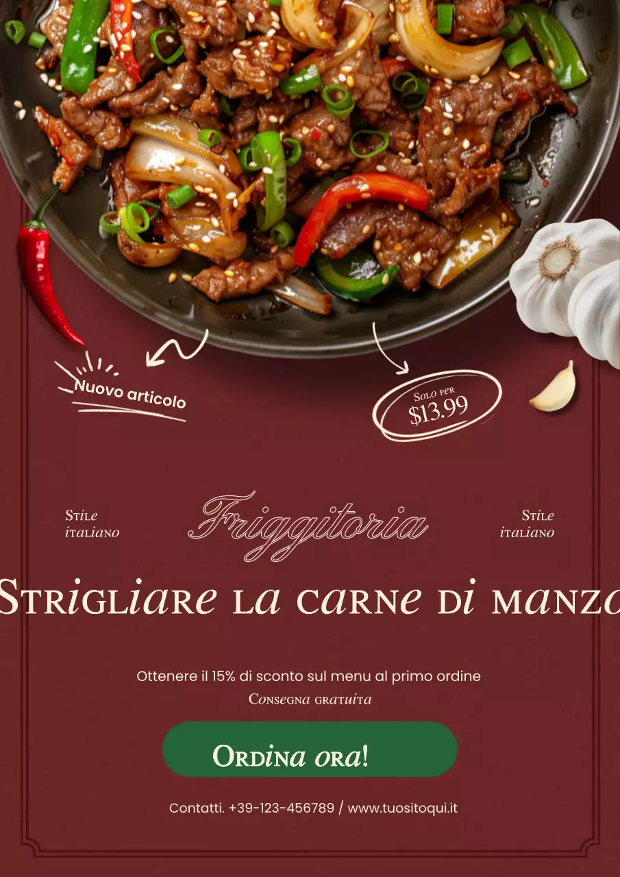 promozione del cibo tradizionale marrone