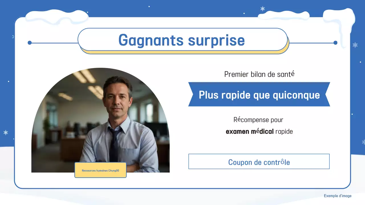 Annonce d'un événement de fin d'année en bleu et rose