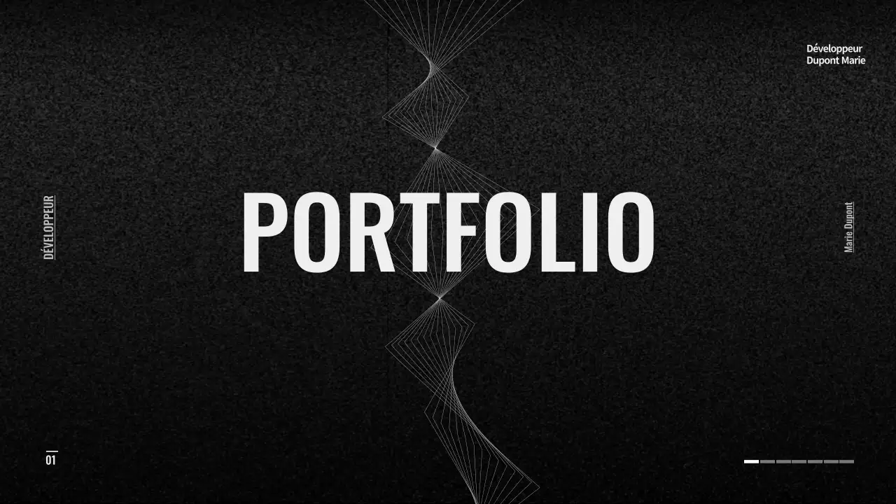 Communiquer des informations sur le portefeuille Black Modern