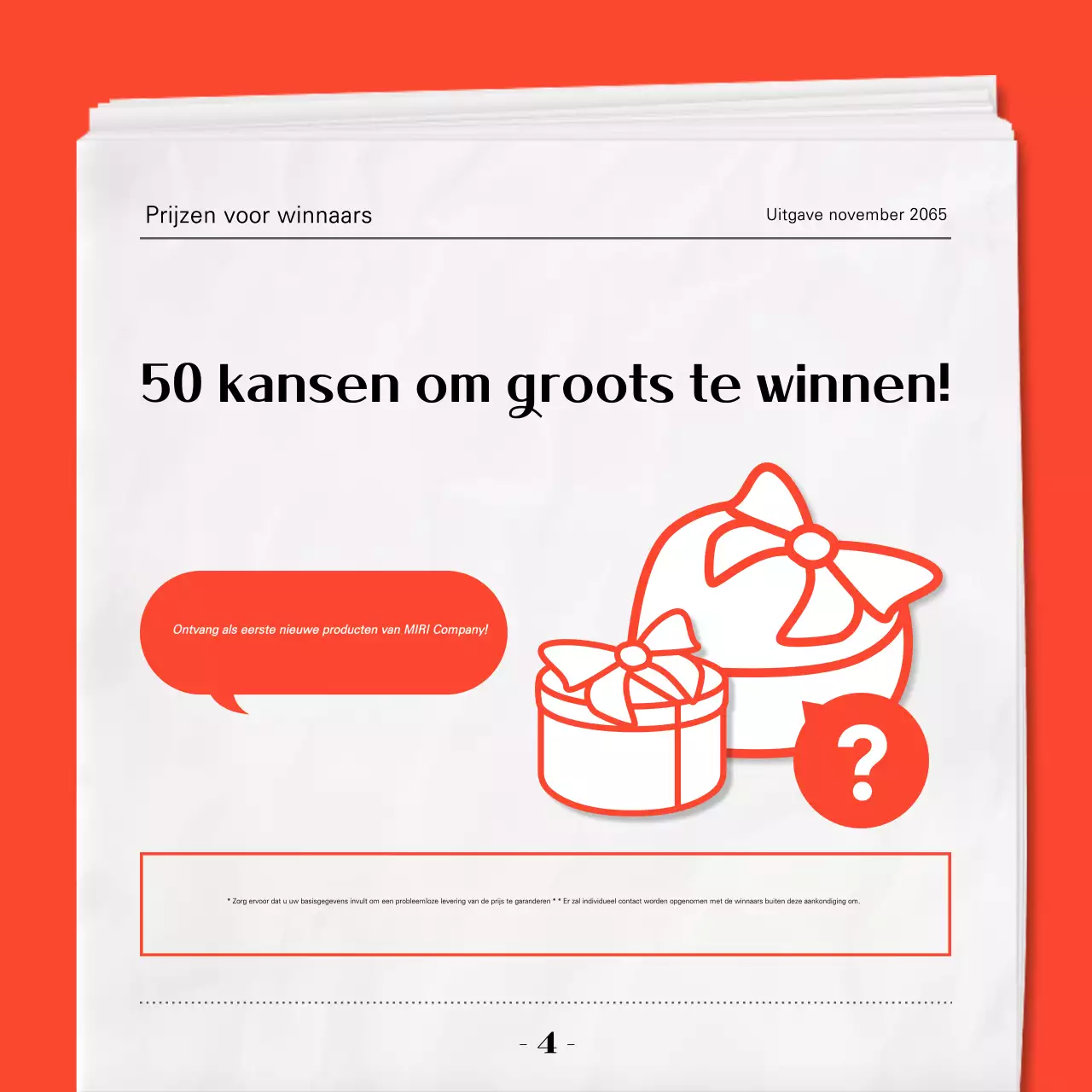 Red Modern Evenementengids