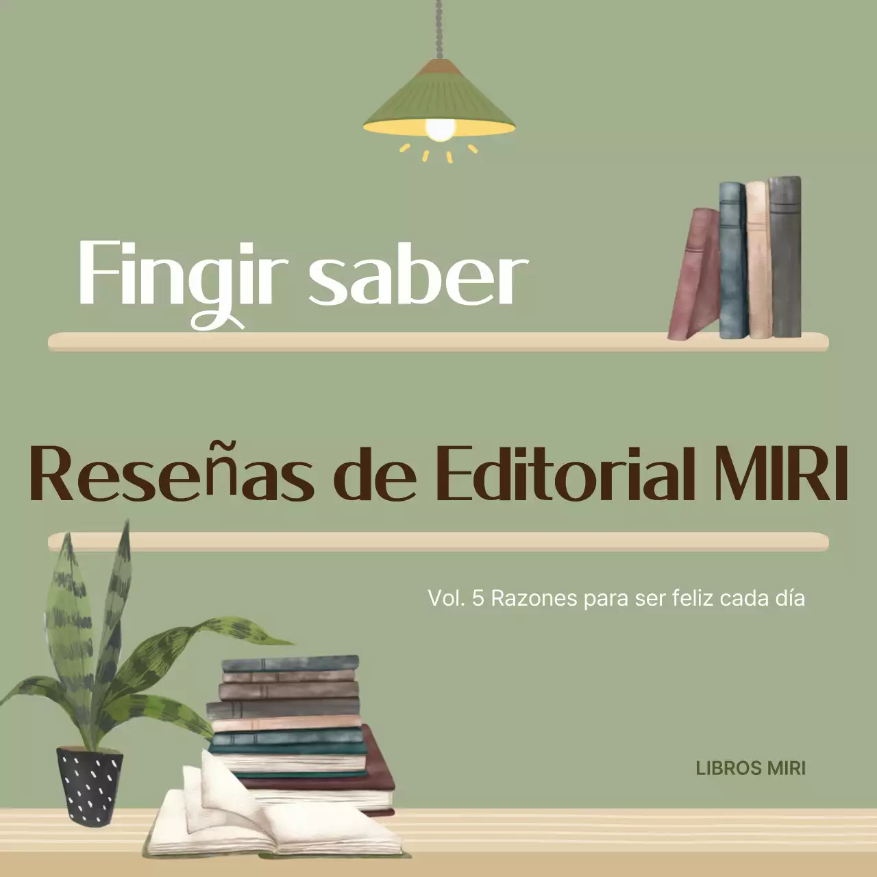 Un puesto limpio de resumen de libros en caqui y beige