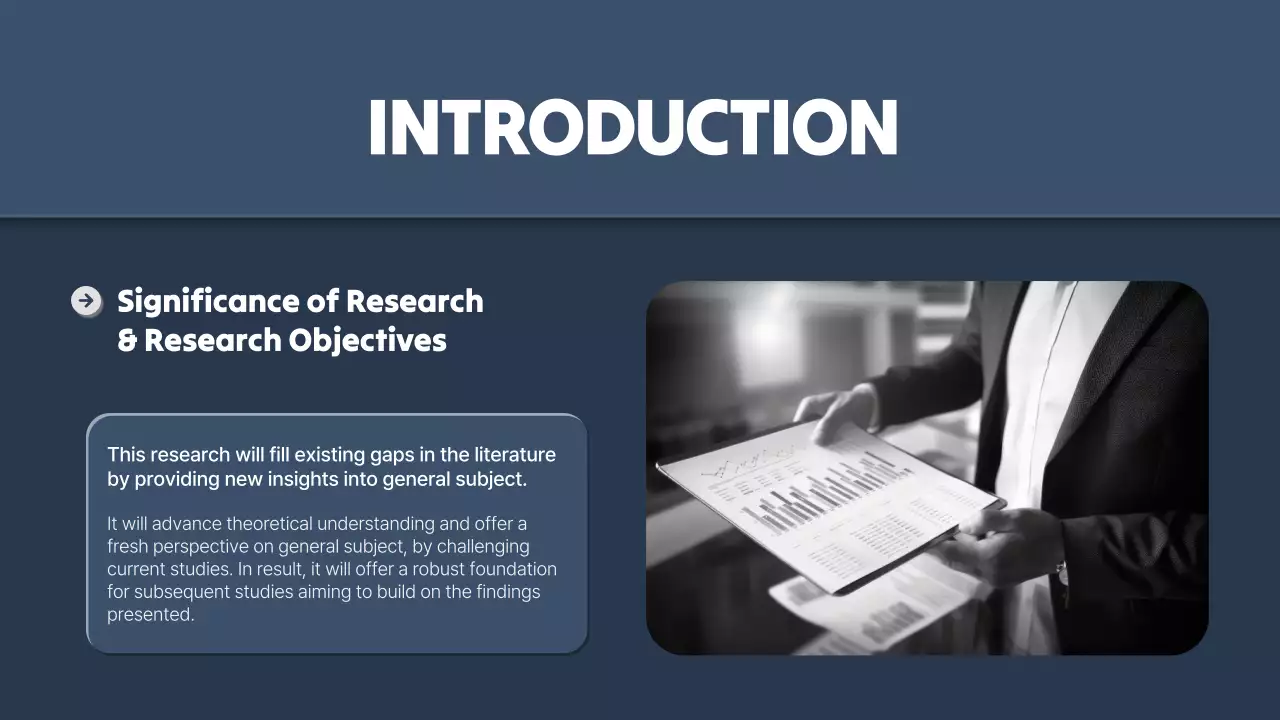 Blue Professional Thesis Presentation