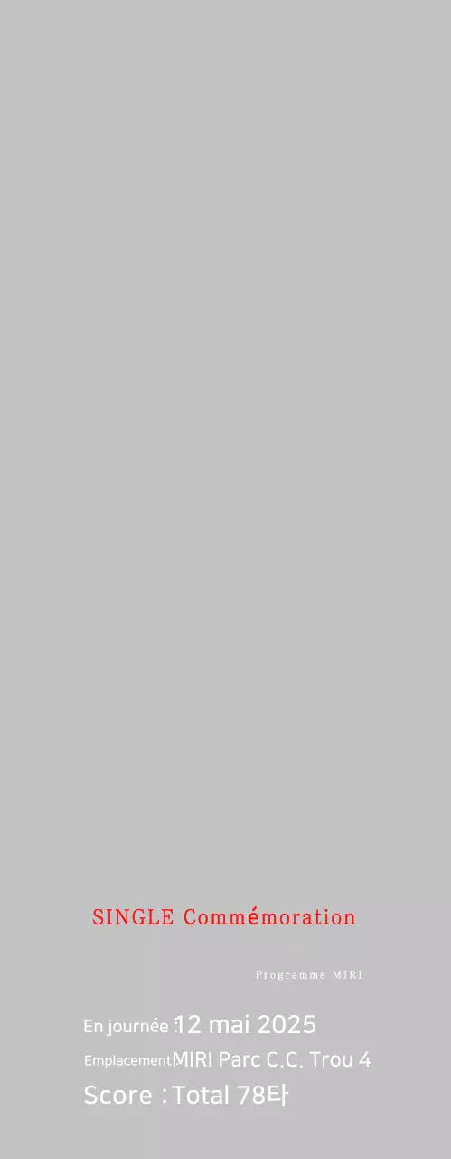 Célébrer le golf simple en blanc