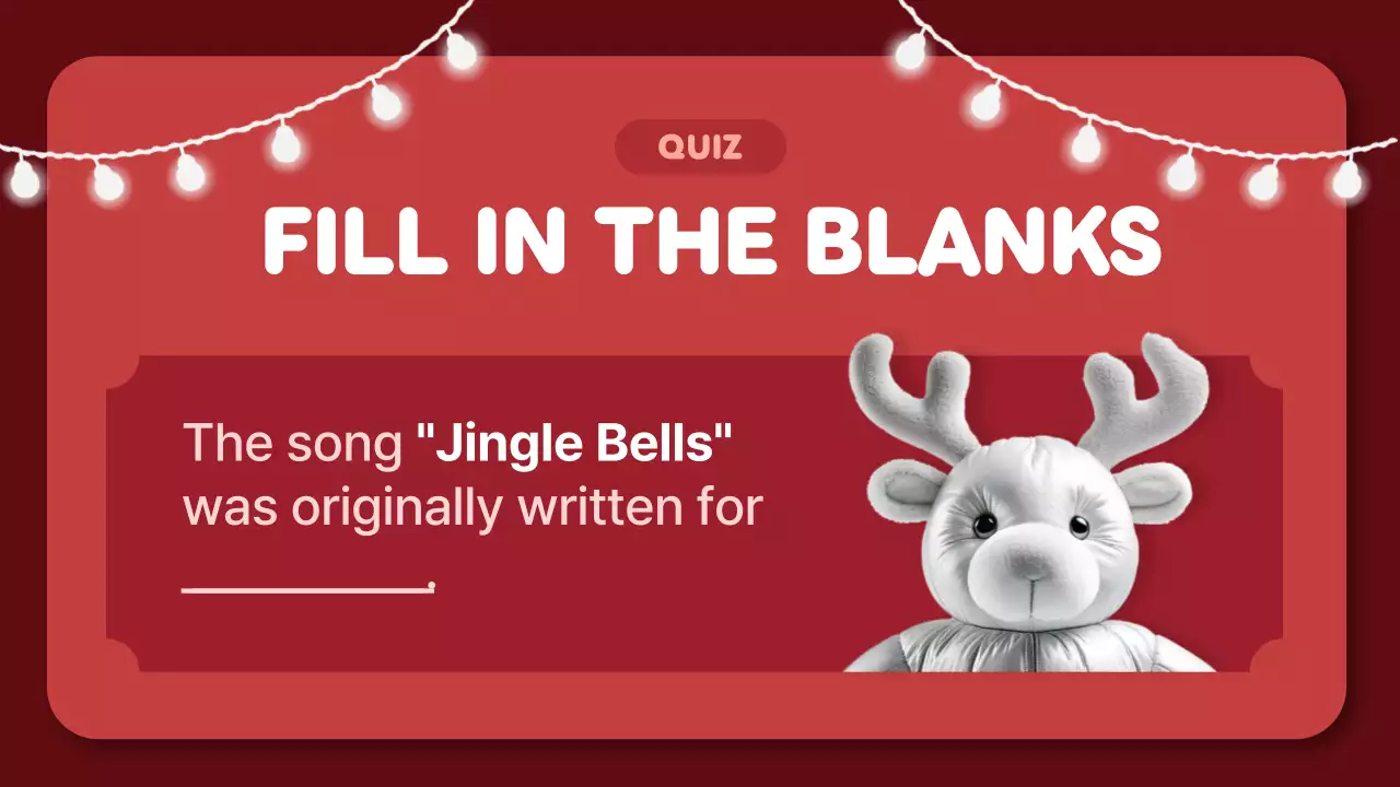 Red Festive Christmas Presentation