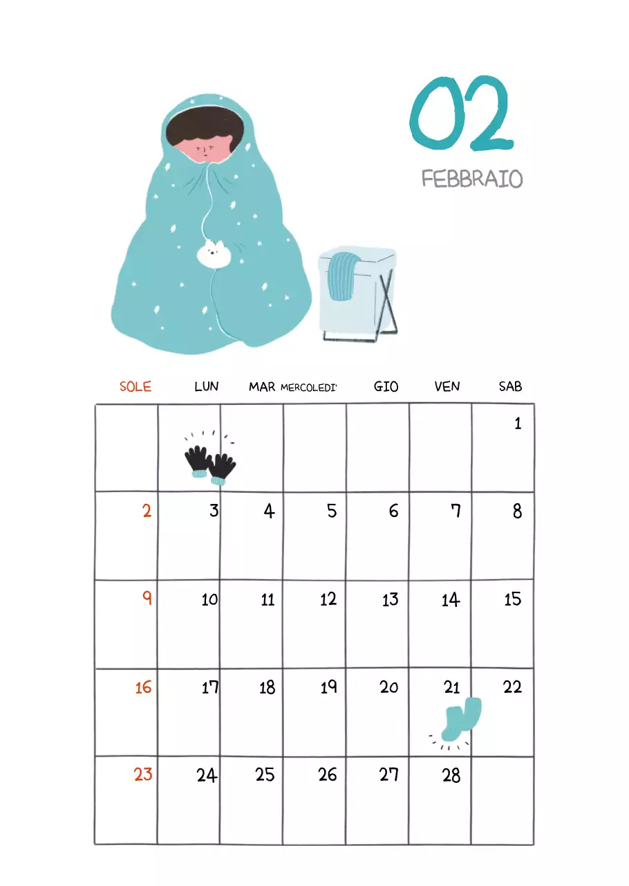 Un concetto di illustrazione colorata e simpatica per tutti i giorni