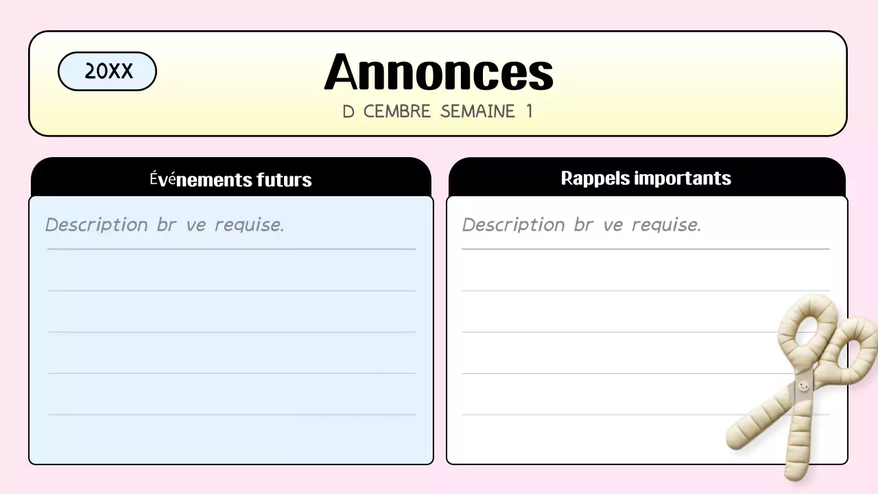 agenda de classe rose tendance